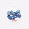 SCRUNCHIE DENIM X2